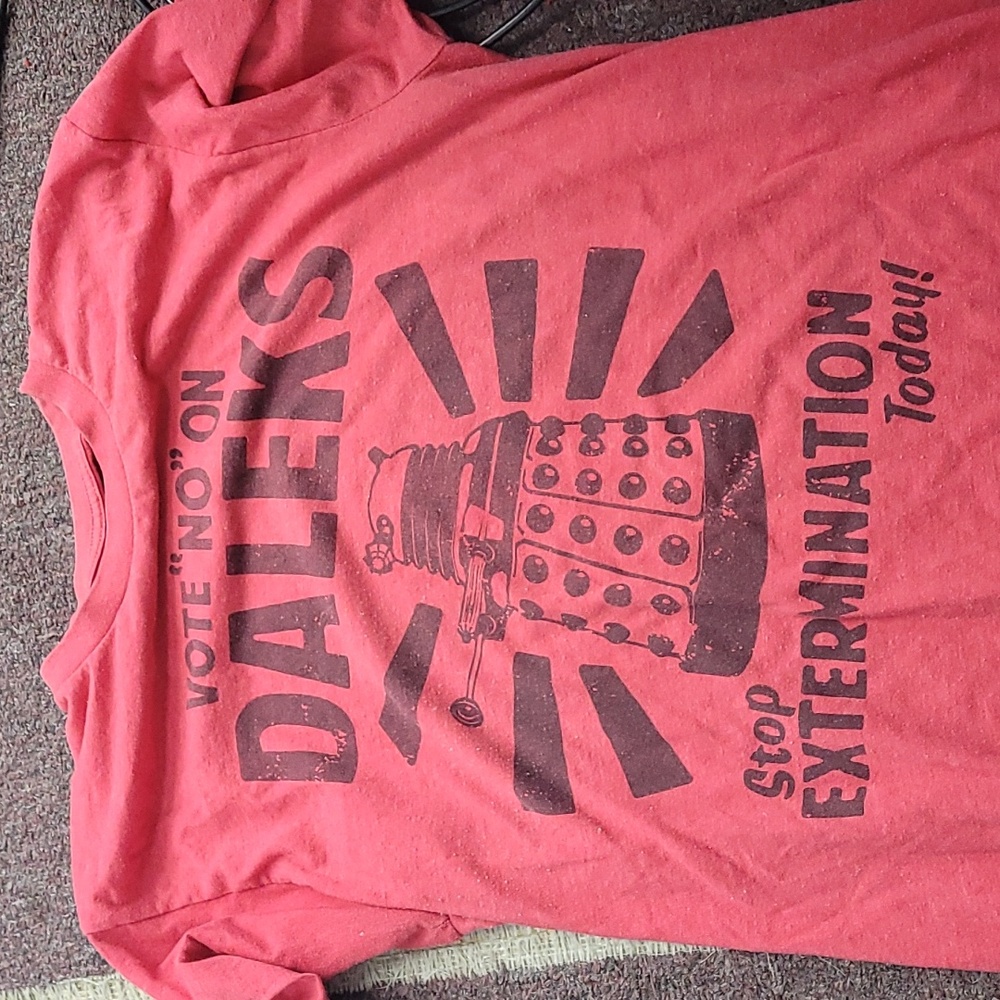 11th Doctor Era Dalek mens t-shirt